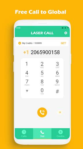 Laser Call - International WiFi Phone Call screenshot 1