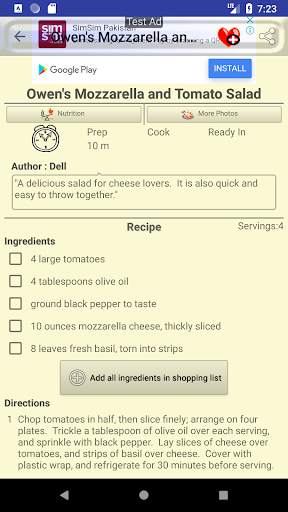 Vegetable Salad Recipes screenshot 4