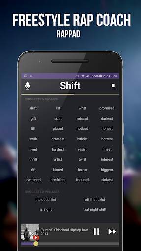 Freestyle Rap Coach - RapPad screenshot 1