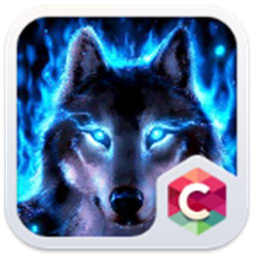 Wolf Blue Flames Theme Meizu 3.9.5