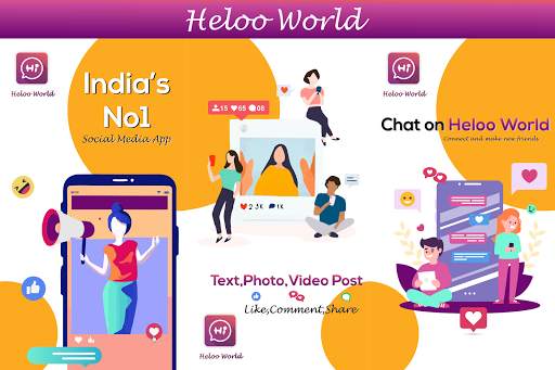 Hi World - Meet New People screenshot 1