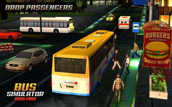 Big City Bus Passenger Transporter: Coach Bus Game screenshot 2