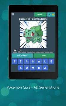 Pokemon Quiz - All Generations screenshot 13
