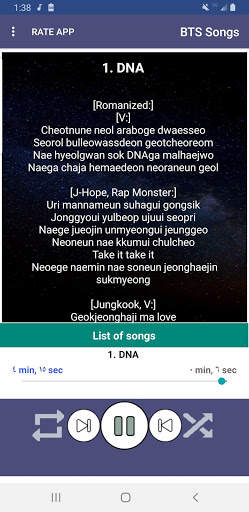 BTS Songs Offline Kpop   Lyrics screenshot 5