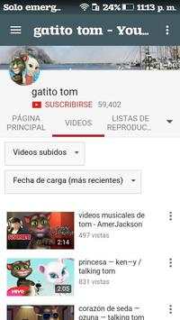 videos musicales de tom screenshot 1