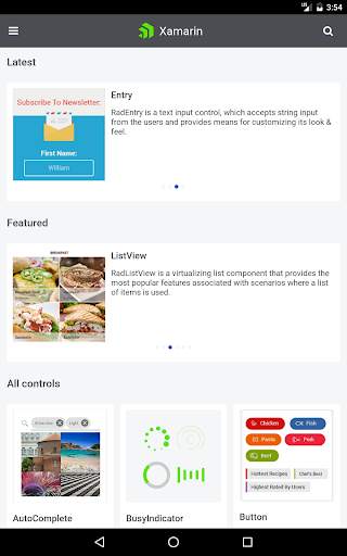 Telerik UI for Xamarin Samples screenshot 13