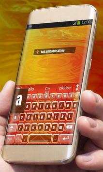 Red lemonade AiType Theme screenshot 2