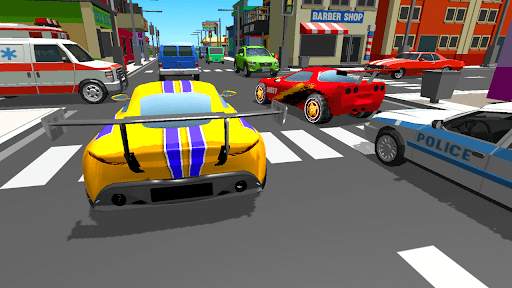 Super Kids Car Racing In Traffic स्क्रीनशॉट 4