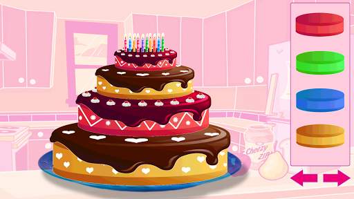 Make Happy Birthday Cake - Girls Games screenshot 1