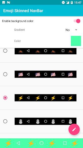 Emoji Color NavBar 7 تصوير الشاشة