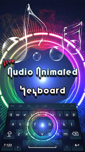 Audio Animated Keyboard Theme screenshot 2