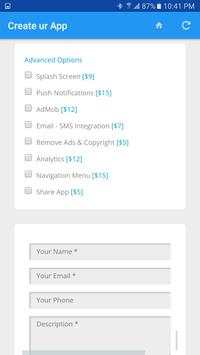 Create ur APP скриншот 3