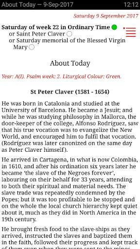 Catholic Calendar: Universalis screenshot 2