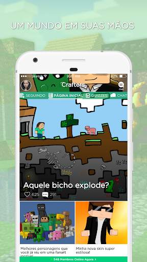 Amino para Jogadores de Minecraft em Português screenshot 1