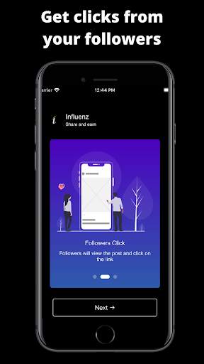 Influenz | Promote Favourite Brands to Earn Money स्क्रीनशॉट 2