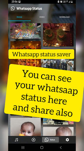Photo Music player -With WhatsApp status saver screenshot 6