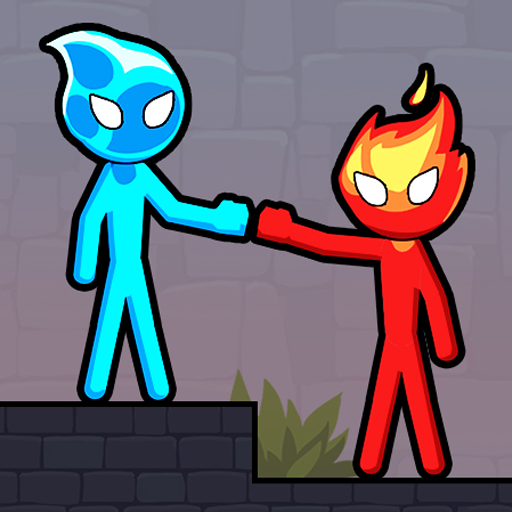Stickman Red boy and Blue girl icon