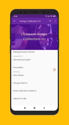 Chamara Sindu Mp3 (Chamara songs collection) screenshot 4