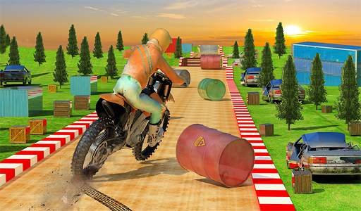 Racing on Bike - Moto Stunt screenshot 7