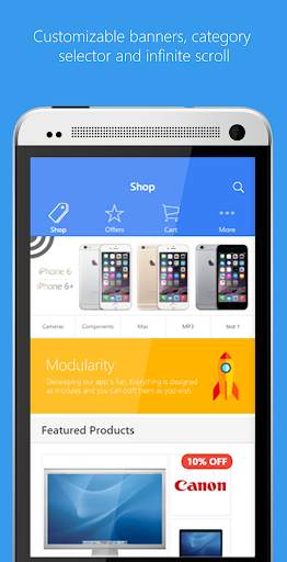 OpenCart Mobile Shopping Demo screenshot 1