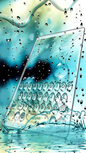 Rain Drop Love Keyboard screenshot 2
