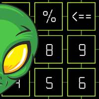 Free Calculator - Green Alien Calc icon