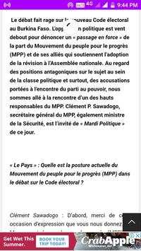 Burkina Faso Daily Newspapers screenshot 5