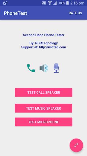 Phone Tester screenshot 1