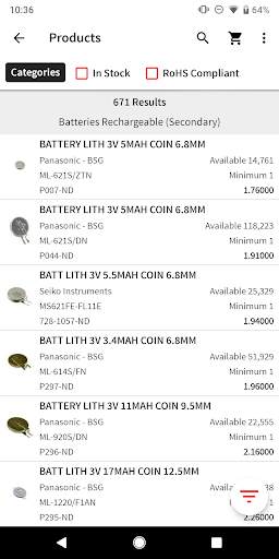 Digi-Key screenshot 3