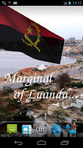 Angola Flag Live Wallpaper screenshot 2