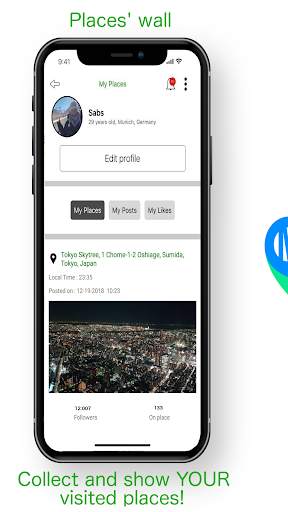 MapCapp - World chat,GPS, travel routes, augmented screenshot 4