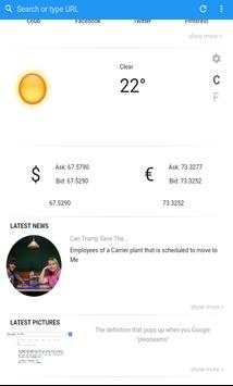 Virgo Mobile Browser screenshot 2