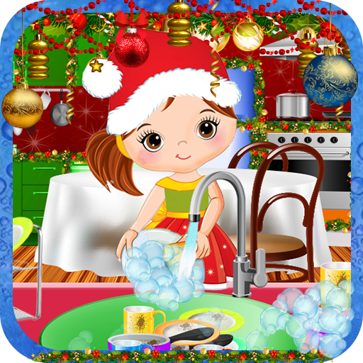 Christmas Kitchen Cleaning-Hidden Objects Cleaning icon