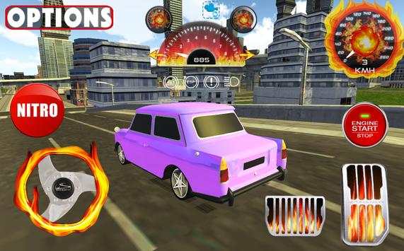 Old Mini Spor Car Driving City स्क्रीनशॉट 1