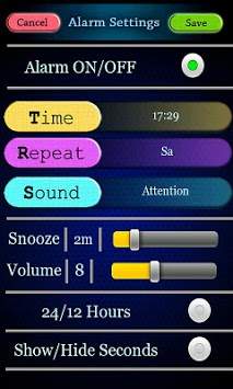 Digital clock & alarm 3 تصوير الشاشة