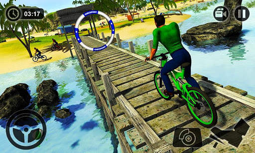 Water Surfer Floating BMX Bicycle Rider Racing screenshot 3