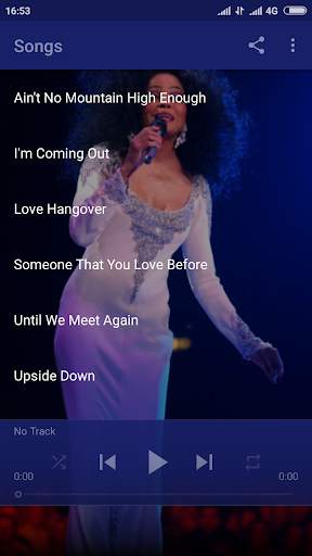 Diana Ross OFFLINE Songs screenshot 1