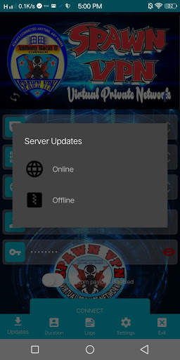 Spawn VPN screenshot 1
