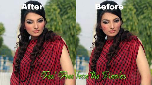 Pimples removing photo editing screenshot 4