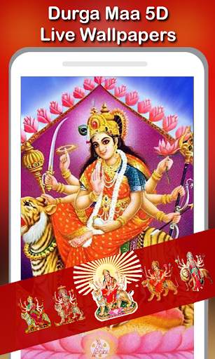 5D Maa Durga Live Wallpaper screenshot 4