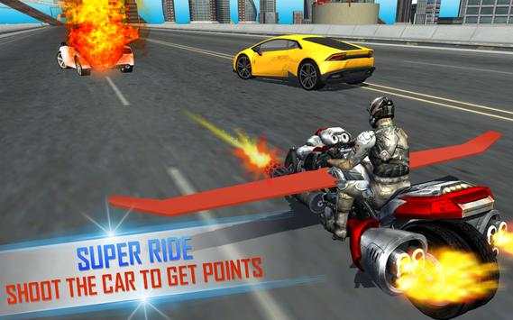 Futuristic Flying Moto Racing screenshot 1