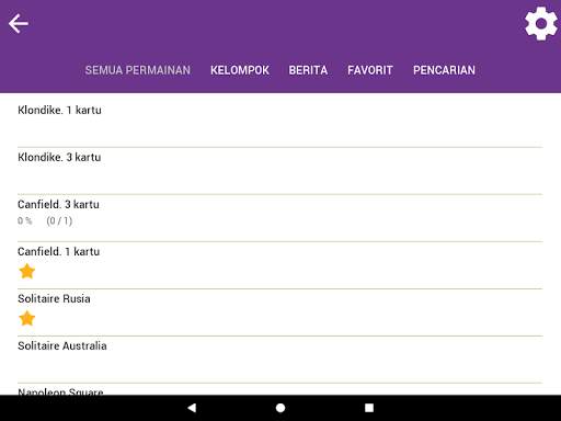 Koleksi solitaire klasik screenshot 10
