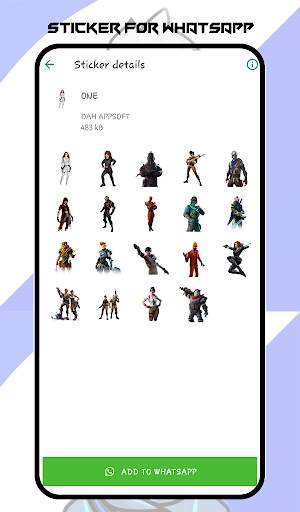 FF Sticker for WhatsApp Free 2021 WAStickersApp screenshot 3