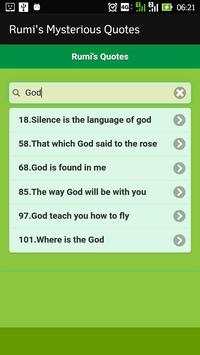 Rumi's Mysterious Quotes screenshot 3