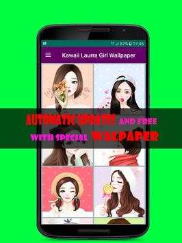 Kawaii Laurra Girl Wallpaper screenshot 5
