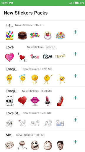New Stickers For WhatsApp - Emoji WAStickerApp screenshot 2