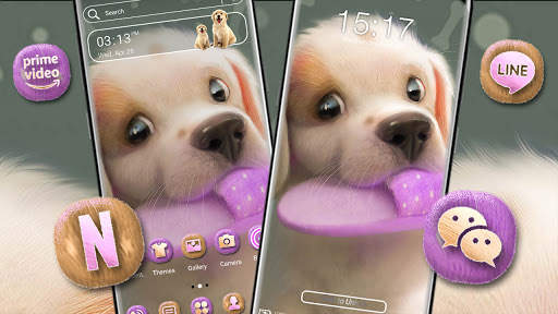 Cute Puppy Launcher Theme screenshot 5