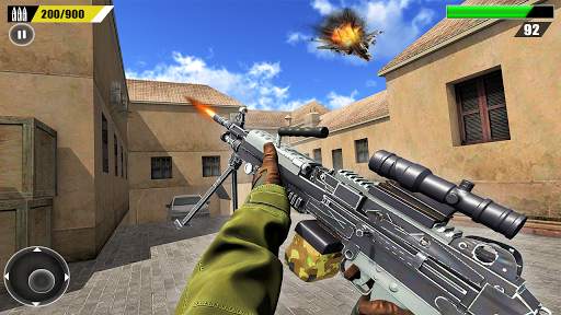 Gun Strike Simulator- Machine Gun Shoot War Strike screenshot 3
