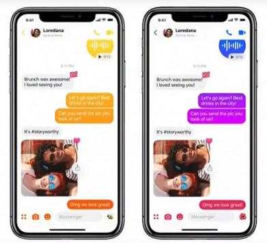 Messenger New Look screenshot 2