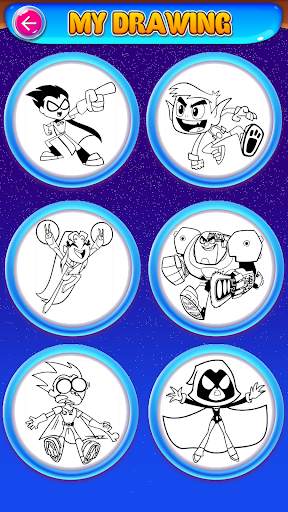 Teen coloring the titans adventures screenshot 3